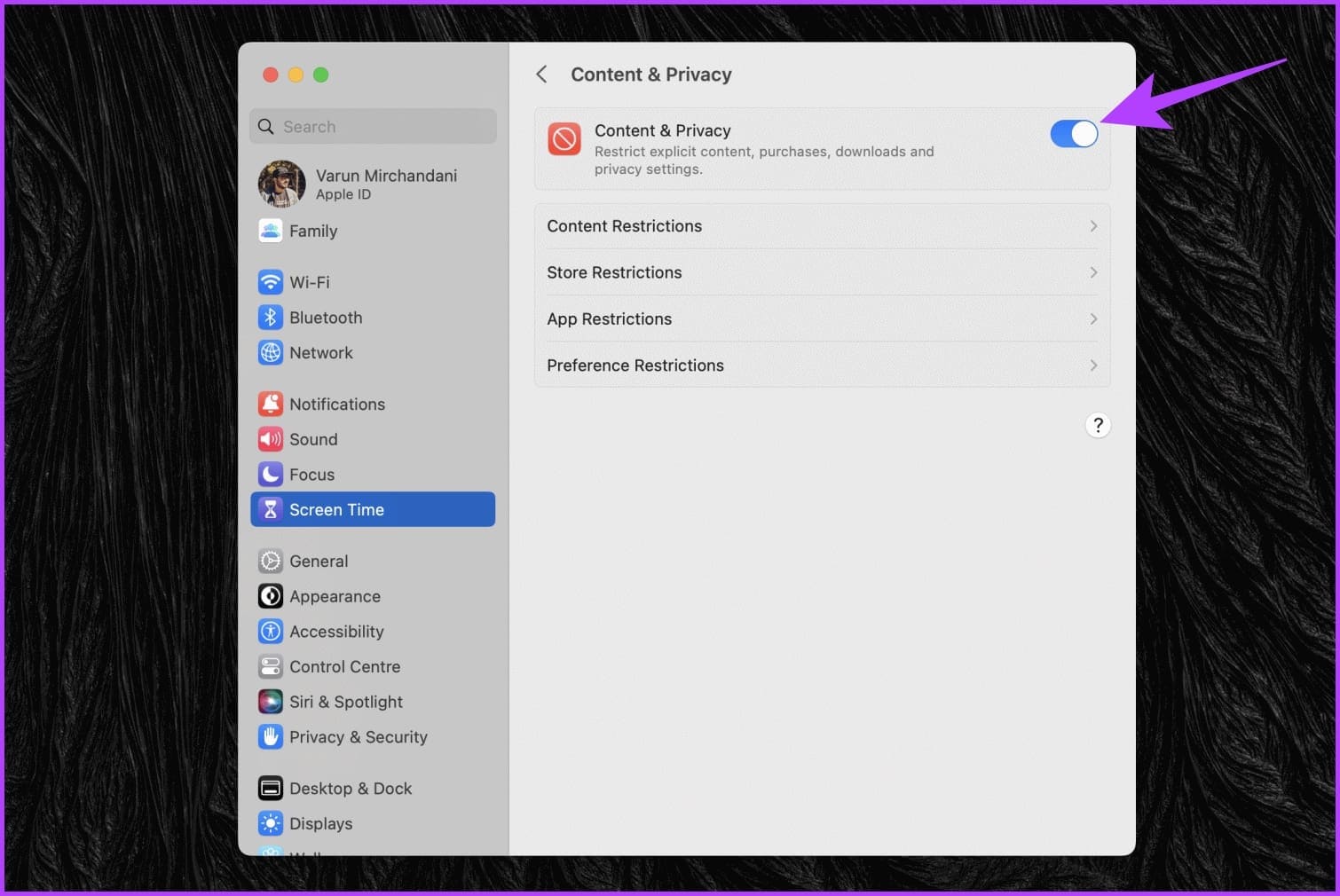 How-to-Allow-or-Block-Explicit-on-Apple-Music-on-Mac-Step-4 كيفية السماح بالمحتوى الصريح أو إيقاف تشغيله على Apple Music