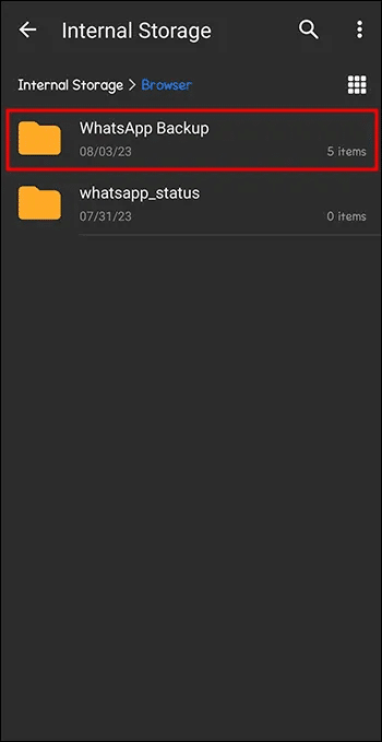 How-to-Restore-WhatsApp-From-the-Most-Recent-Local-Backup-3 كيفية استخدام النسخ الاحتياطية مع WhatsApp