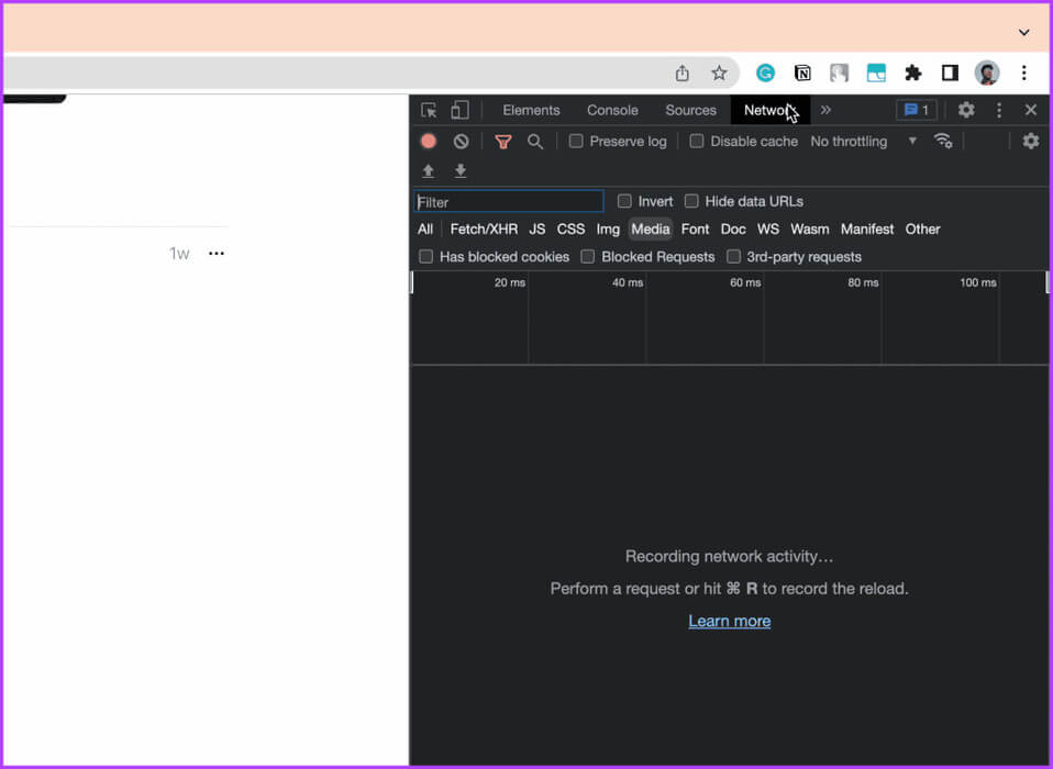 Inspect-Element-Network-Tab-in-Chrome-1024x748-1 5 طرق لتنزيل الصور ومقاطع الفيديو من Threads