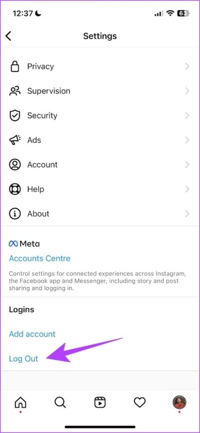 Log-out-1-474x1024-1 كيفية إصلاح ظهور "نقيد نشاطًا معينًا لحماية مجتمعنا" على Instagram