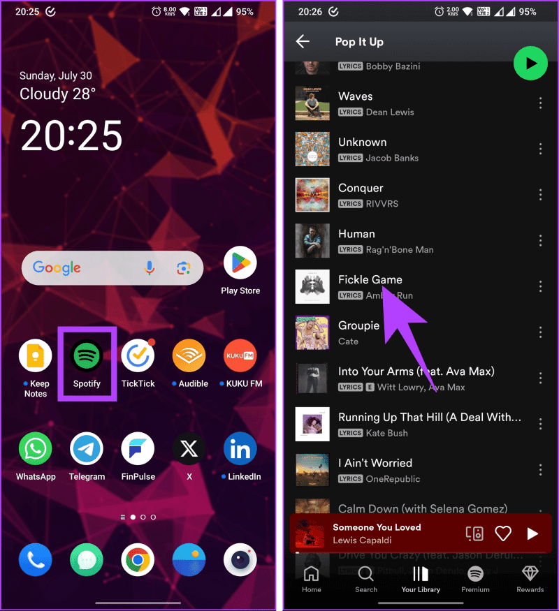 Loop-a-Song-on-Spotify_2-1872x2048-1 كيفية تكرار أغنية على Spotify بدون تدخل يدوي