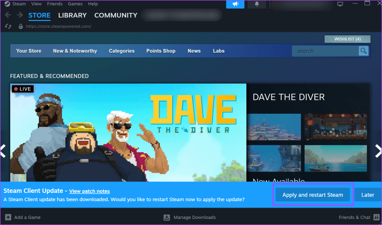 Manually-Update-Steam-3-1536x905-1 أفضل 8 طرق لإصلاح خطأ "تكوين المستودع غير صالح" على Steam في Windows 11
