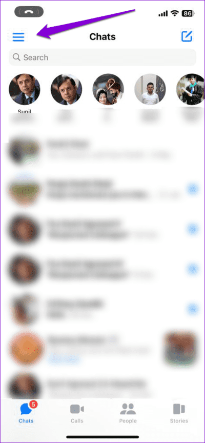 Messenger-App-on-iPhone أفضل 7 طرق لإصلاح عدم إختفاء إشعار Facebook Messenger