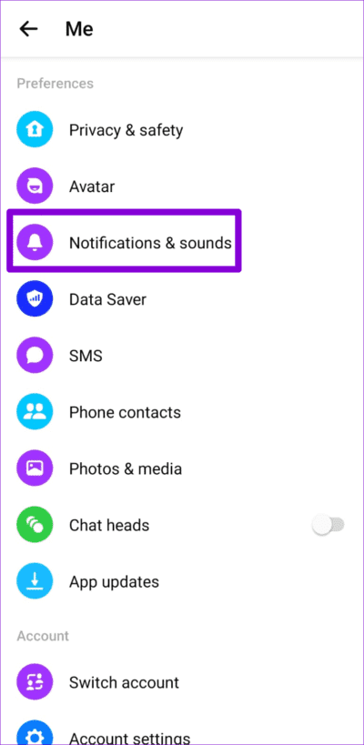 Messenger-Notification-Sounds-1-750x1536-1 أفضل 7 طرق لإصلاح عدم إختفاء إشعار Facebook Messenger