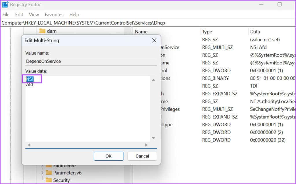 Modify-Windows-Registry-5-1-1024x637-1 أفضل 8 طرق لإصلاح خطأ "تعذر على Windows بدء تشغيل WLAN AutoConfig Service"