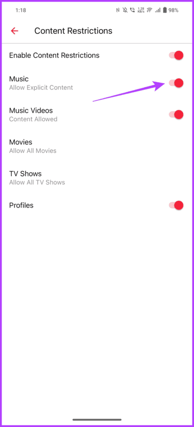 New_How-to-Turn-off-or-Allow-Explicit-Content-on-Apple-Music-on-Android-Step-6-698x1536-1 كيفية السماح بالمحتوى الصريح أو إيقاف تشغيله على Apple Music