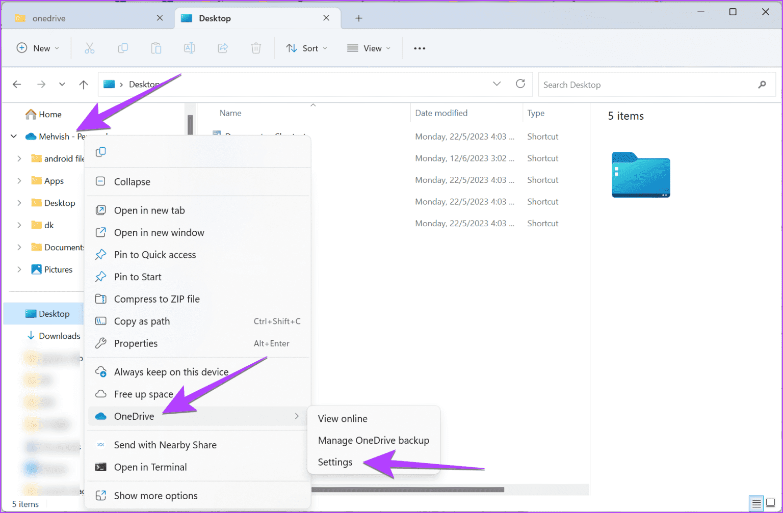 OneDrive-Settings-Open-1536x1007-1 كيفية منع OneDrive من مزامنة المجلدات على Windows