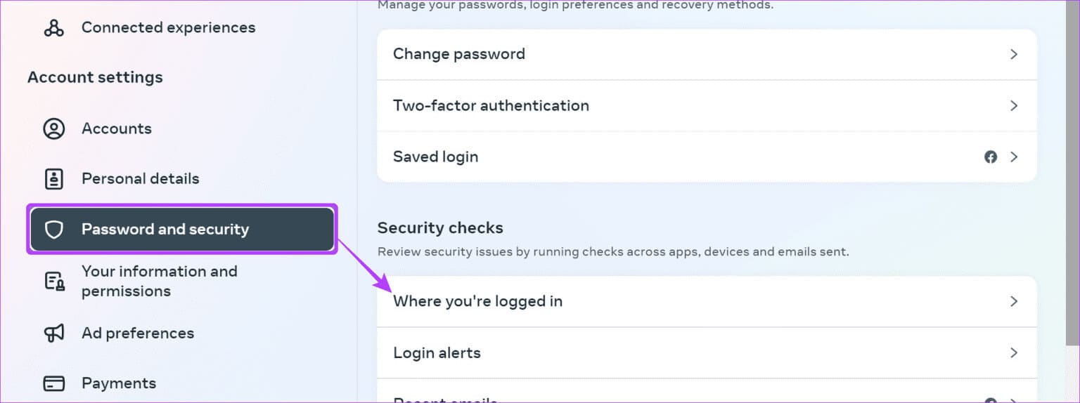 Open-Device-Login-Information-1536x574-1 كيفية تسجيل الخروج من Facebook و Messenger على جميع الأجهزة