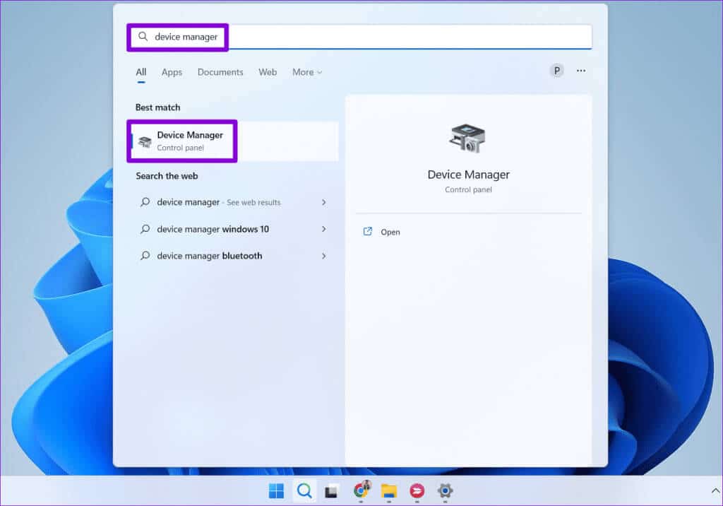 Open-Device-Manager-on-Windows-1024x716-1 أهم 6 طرق لإصلاح الخطأ تم إيقاف Memory Integrity في Windows 11