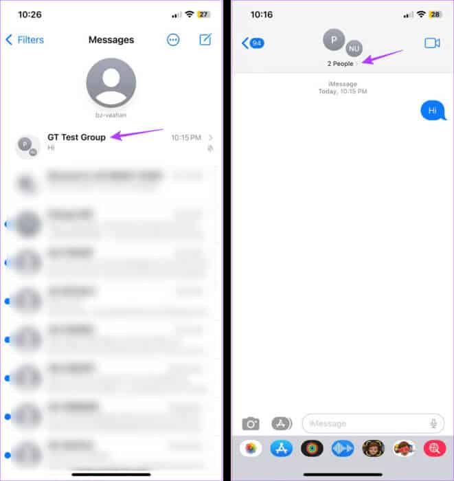 Open-Group-Chat-Settings كيفية حظر الدردشات الجماعية المزعجة على iPhone