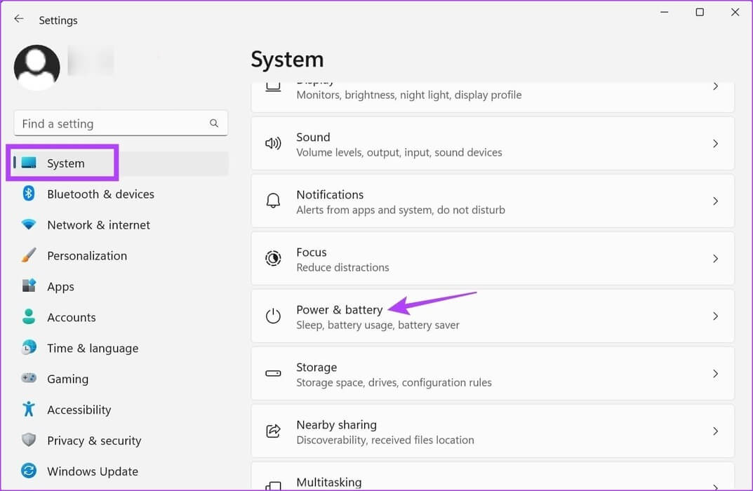 Open-Power-Settings 4 طرق سهلة لضبط Spotify Sleep Timer على أي جهاز