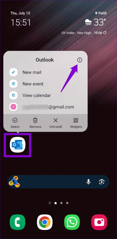 Outlook-App-Info-750x1536-1 أفضل 7 طرق لإصلاح عدم إرسال رسائل البريد الإلكتروني في Microsoft Outlook على Android و iPhone