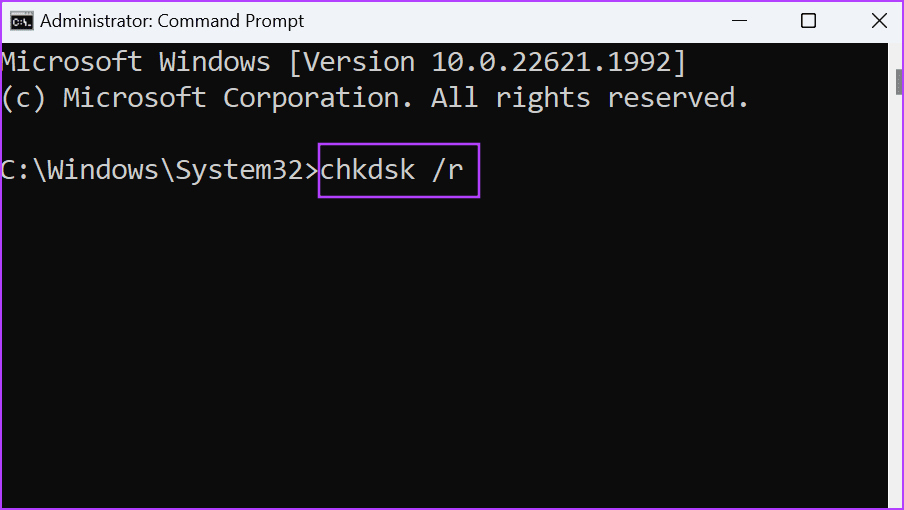 Perform-a-CHKDSK-Scan أفضل 7 طرق لإصلاح الخطأ "Page Fault in Nonpaged Area’" في Windows 10 وWindows 11