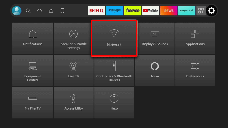 Reconnect-the-FireStick-to-the-Internet-3 كيفية إصلاح عدم توفر Xfinity Stream على FireStick