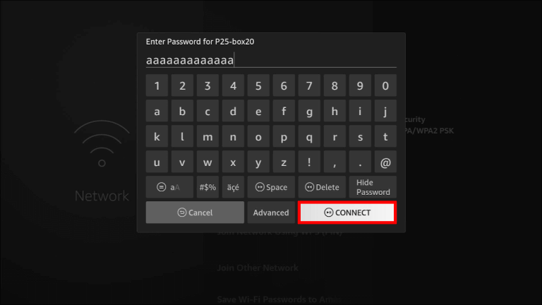 Reconnect-the-FireStick-to-the-Internet-5 كيفية إصلاح عدم توفر Xfinity Stream على FireStick