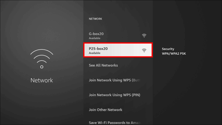 Reconnect-the-FireStick-to-the-Internet-7 كيفية إصلاح عدم توفر Xfinity Stream على FireStick
