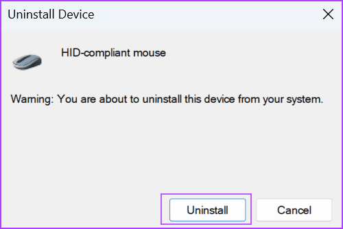 Reinstall-Mouse-Drivers-2 أفضل 8 طرق لإصلاح مشكلة عدم عمل ميزة السحب والإفلات في Windows 11