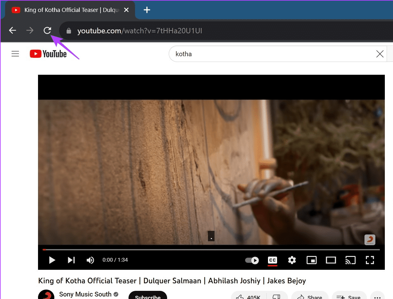 Reload-Page-e1691437490565 كيفية استخدام ميزة المسارات الصوتية المتعددة في YouTube