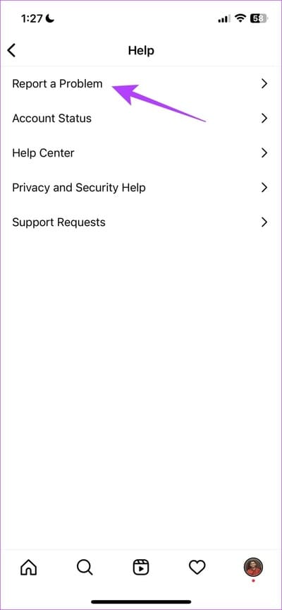 Report-a-Problem كيفية إصلاح ظهور "نقيد نشاطًا معينًا لحماية مجتمعنا" على Instagram
