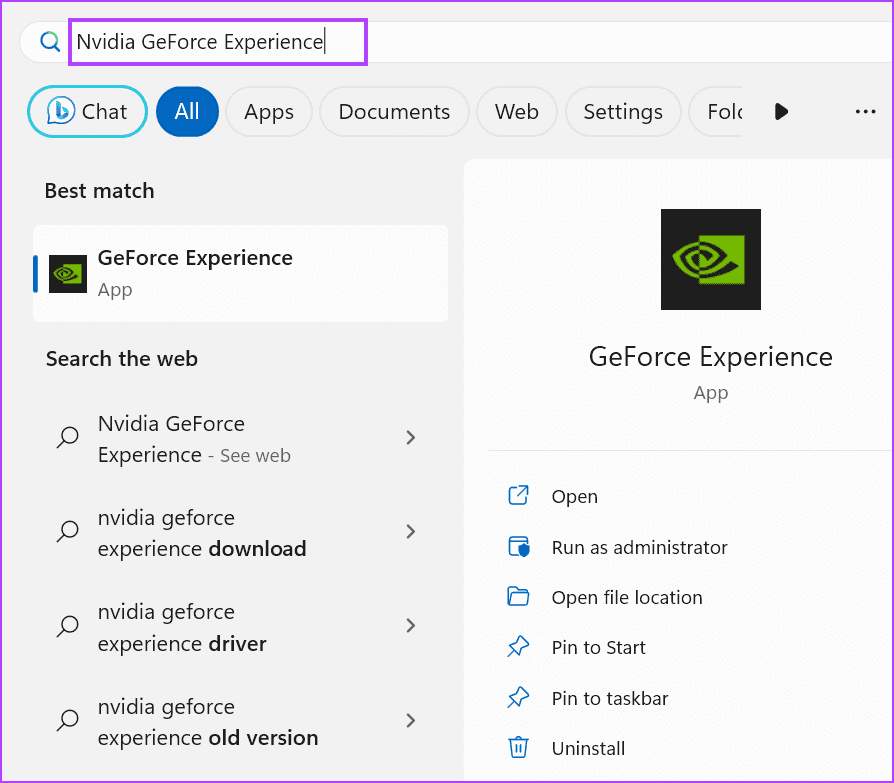 Restart-GeForce-Experience-2 أفضل 9 طرق لإصلاح عدم عمل NVIDIA GeForce Overlay على Windows