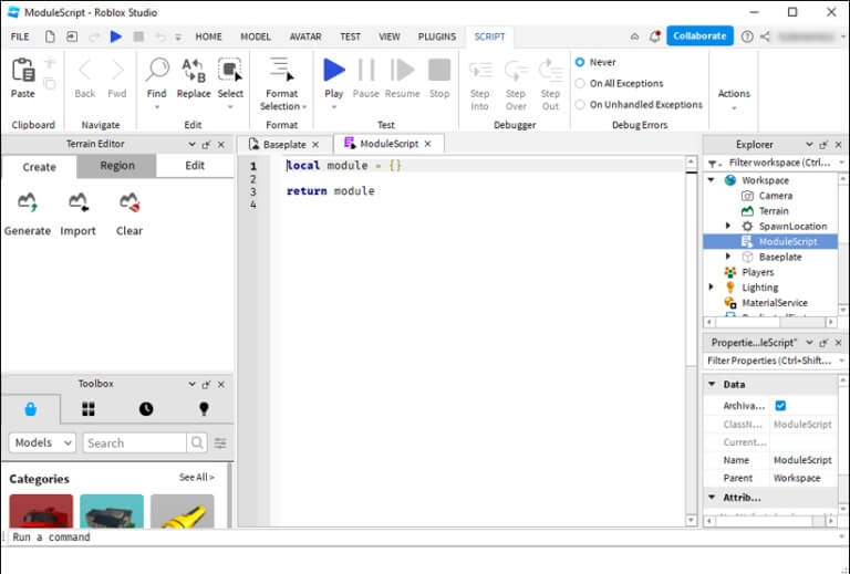 Roblox-How-to-Use-Module-Scripts3 كيفية استخدام البرمجة النصية للوحدة النمطية في Roblox