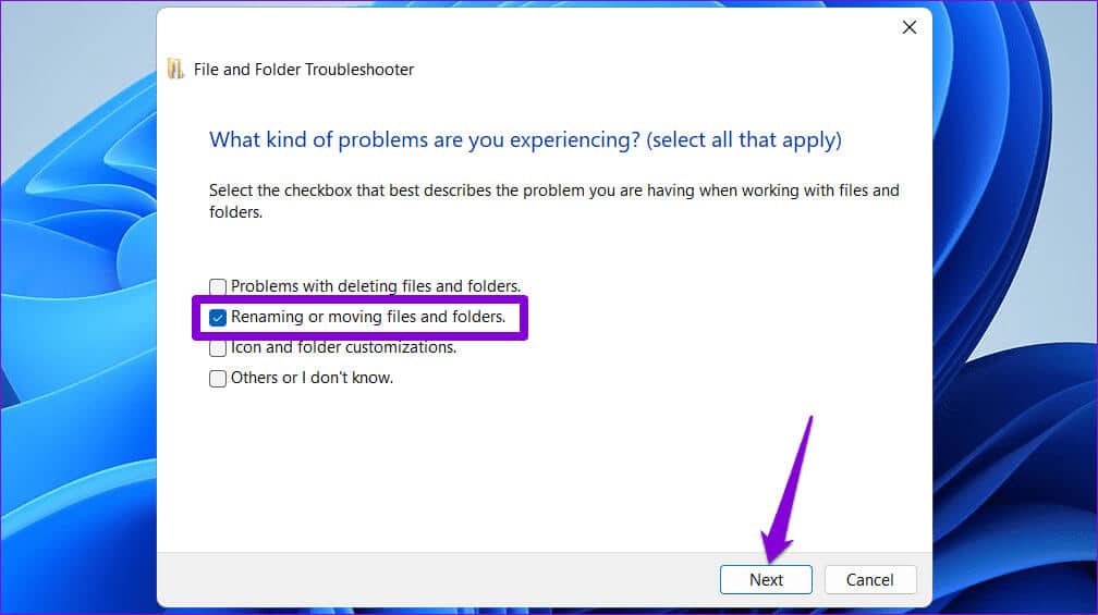 Run-File-and-Folder-Troubleshooter-1 أفضل 6 طرق لإصلاح خطأ غير محدد عند نسخ ملف أو مجلد في Windows