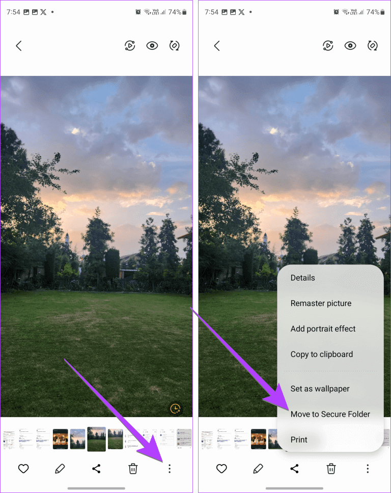 Samsung-Gallery-move-to-secure-folder-768x968-1 5 طرق للوصول إلى المجلد الآمن على هواتف Samsung Galaxy