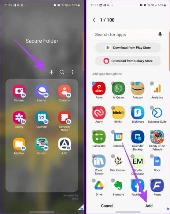 كيفية إضافة أو إزالة التطبيقات من المجلد الآمن على هواتف Samsung - %categories