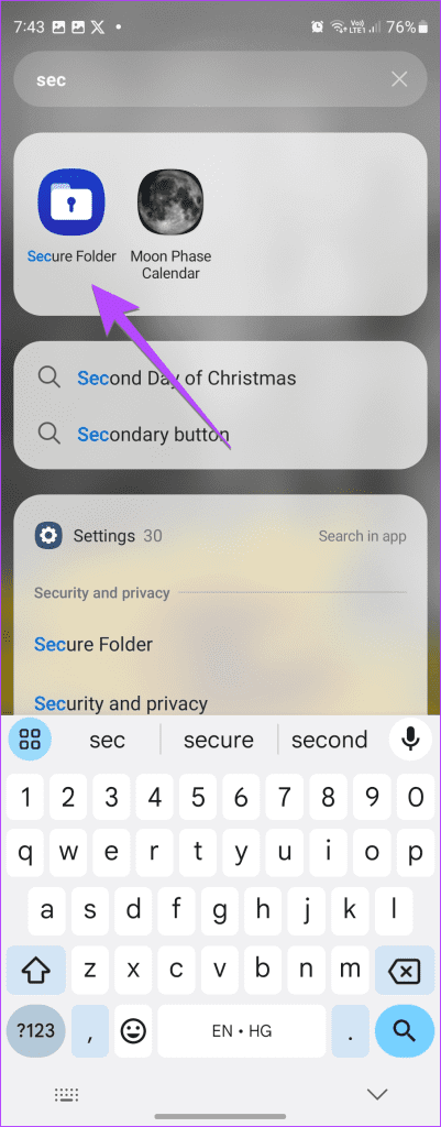 Samsung-Secure-Folder-from-search-401x1024-1 5 طرق للوصول إلى المجلد الآمن على هواتف Samsung Galaxy