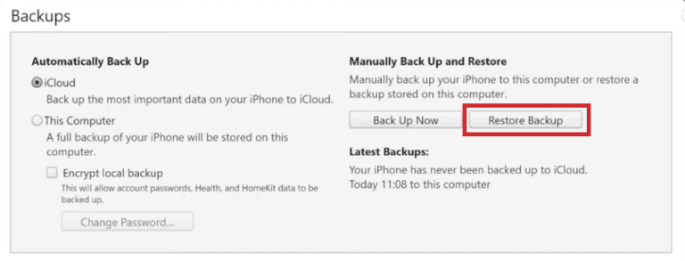 Screenshot-2021-07-19-115652 كيفية إعادة تعيين رمز مرور IPhone