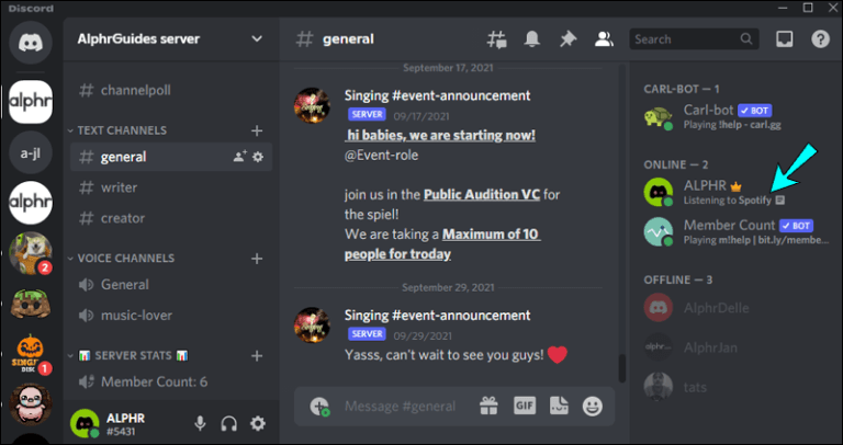 Screenshot_10-7 كيفية إصلاح عدم ظهور حالة Spotify في Discord