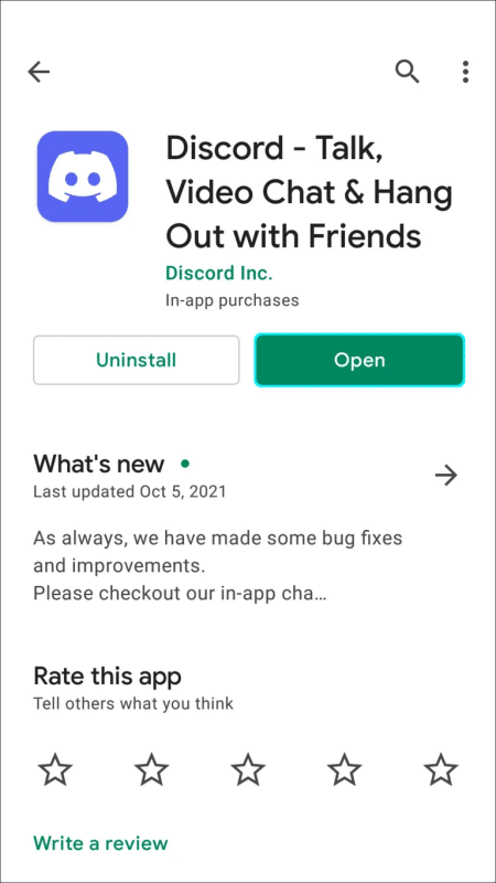 Screenshot_20211011-200559_Google-Play-Store-e1691656071720 كيفية إصلاح عدم ظهور حالة Spotify في Discord