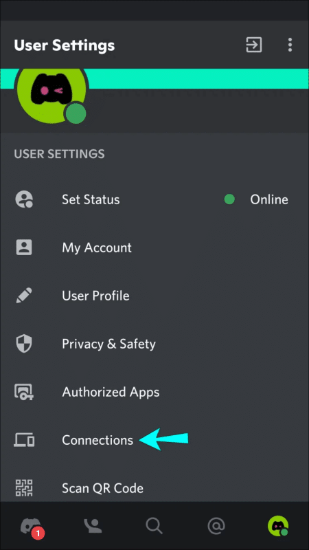 Screenshot_20211011-200640_Discord-e1691656092850 كيفية إصلاح عدم ظهور حالة Spotify في Discord
