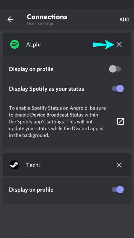 Screenshot_20211011-201006_Discord-e1691656125714 كيفية إصلاح عدم ظهور حالة Spotify في Discord