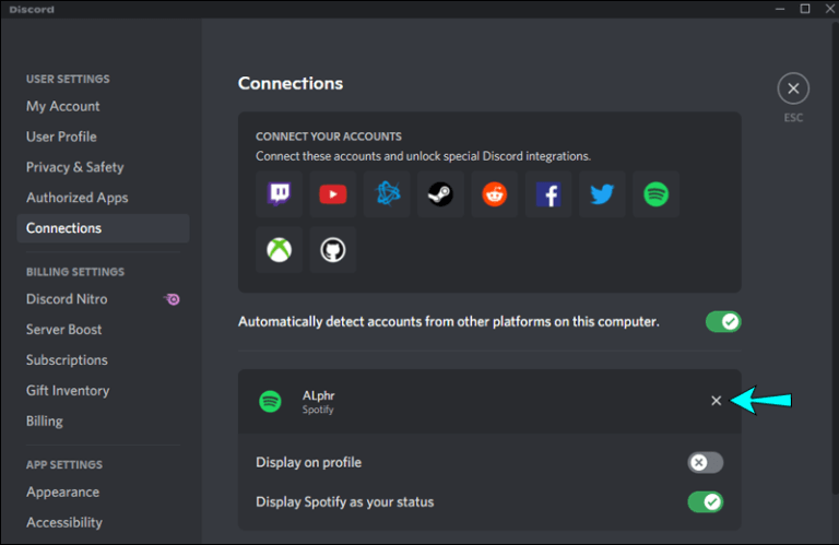 Screenshot_5-14 كيفية إصلاح عدم ظهور حالة Spotify في Discord