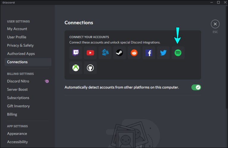 Screenshot_7-9 كيفية إصلاح عدم ظهور حالة Spotify في Discord
