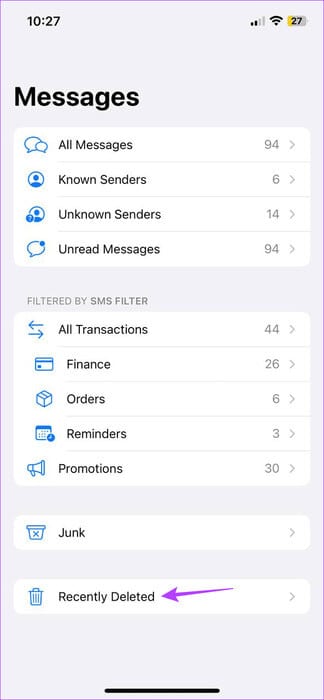 Select-Delete-Option كيفية حظر الدردشات الجماعية المزعجة على iPhone