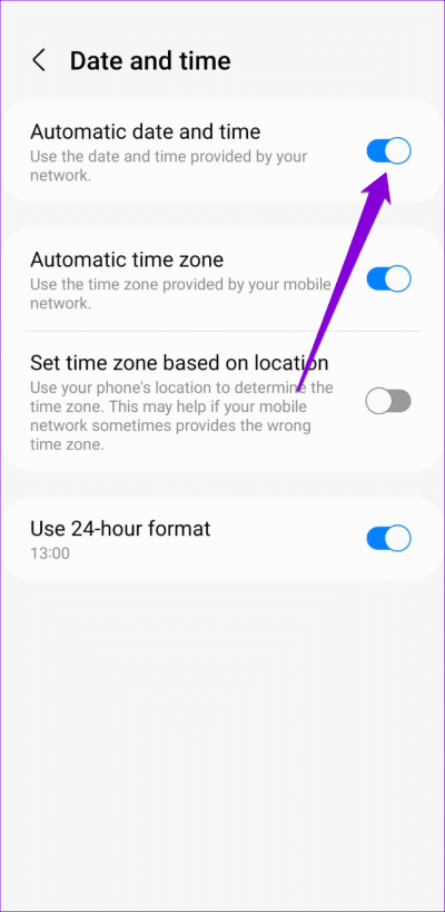 Set-Date-and-Time-Automatically-on-Android-1-750x1536-1 أفضل 9 طرق لإصلاح لا يمكن تسجيل الدخول إلى Telegram على Android و iPhone