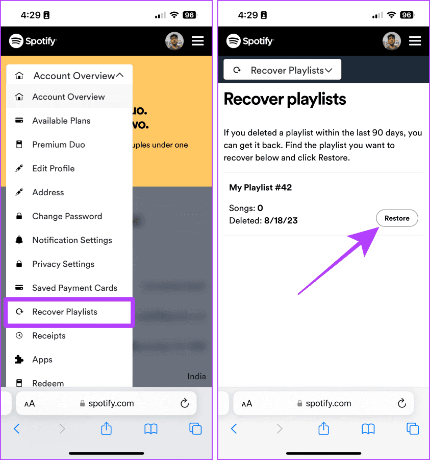 كيفية استرداد قوائم تشغيل Spotify المحذوفة (الويب والتطبيق) - %categories