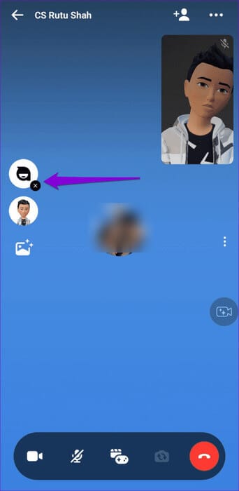 Stop-Using-Messenger-Video-Call-Avatar-500x1024-1 كيفية استخدام الصورة الرمزية أثناء مكالمات الفيديو على Instagram وFacebook Messenger
