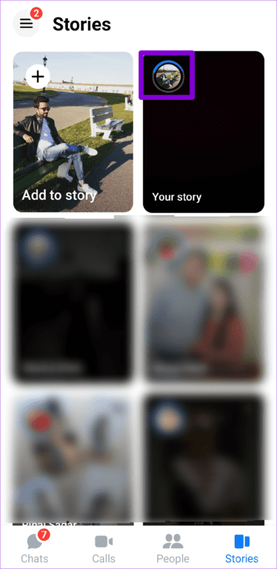 Story-icon-in-Messenger-750x1536-1 أفضل 6 طرق للإصلاح لا يمكن حذف قصة على Facebook Messenger