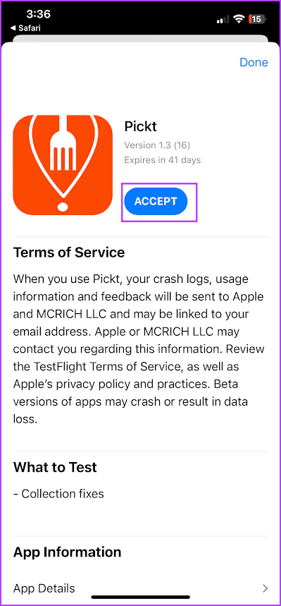Tap-on-Accept كيفية تثبيت Beta Apps على iPhone باستخدام TestFlight