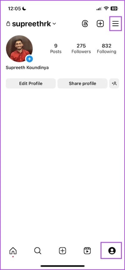Tap-on-Hamburger كيفية إصلاح ظهور "نقيد نشاطًا معينًا لحماية مجتمعنا" على Instagram
