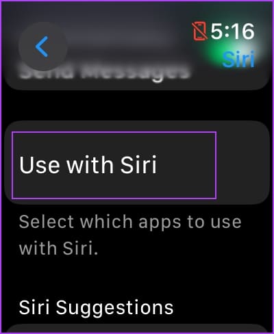 Tap-on-Use-With-Siri 11 طريقة لإصلاح عدم عمل Siri على Apple Watch