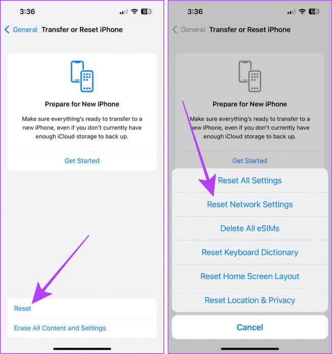 Transfer-or-Reset-iPhone-Settings 9 طرق للحصول على إشارة (خدمة) أفضل على iPhone