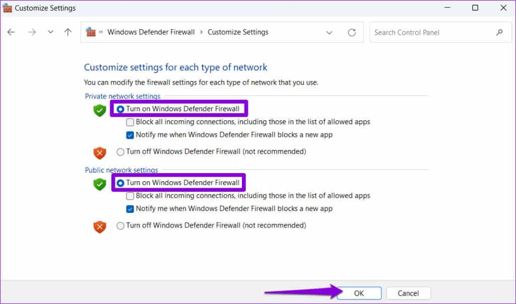 Turn-On-Windows-Defender-Firewall-1024x604-1 لا يمكن تشغيل جدار حماية Windows؟ هنا هو الإصلاح