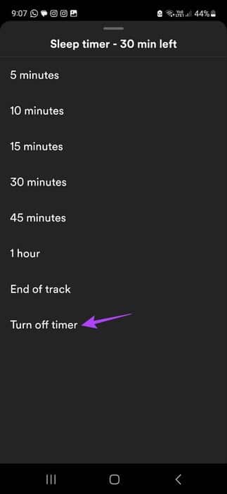 Turn-off-Sleep-timer 4 طرق سهلة لضبط Spotify Sleep Timer على أي جهاز