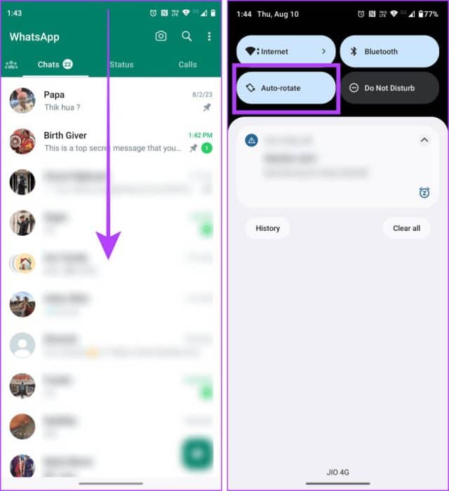 Turn-on-Auto-Rotation-on-Android-1-e1692223234258 7 طرق لقراءة رسائل WhatsApp دون علم المرسل