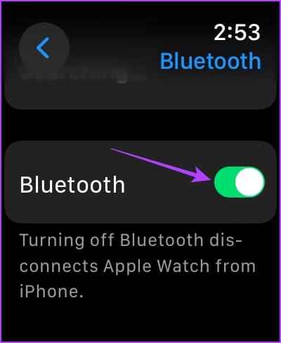 Turn-on-the-toggle-for-Bluetooth كيفية توصيل سماعات Bluetooth مع Apple Watch