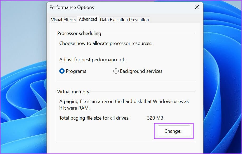 Tweak-Paging-File-Settings-2 أفضل 7 طرق لإصلاح الخطأ "Page Fault in Nonpaged Area’" في Windows 10 وWindows 11